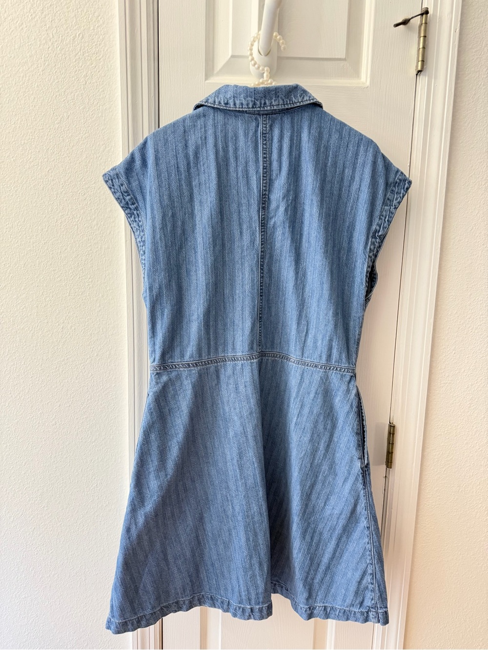 Universal Thread Denim Button-Front Mini Dress - Light Blue - Picture 3 of 4